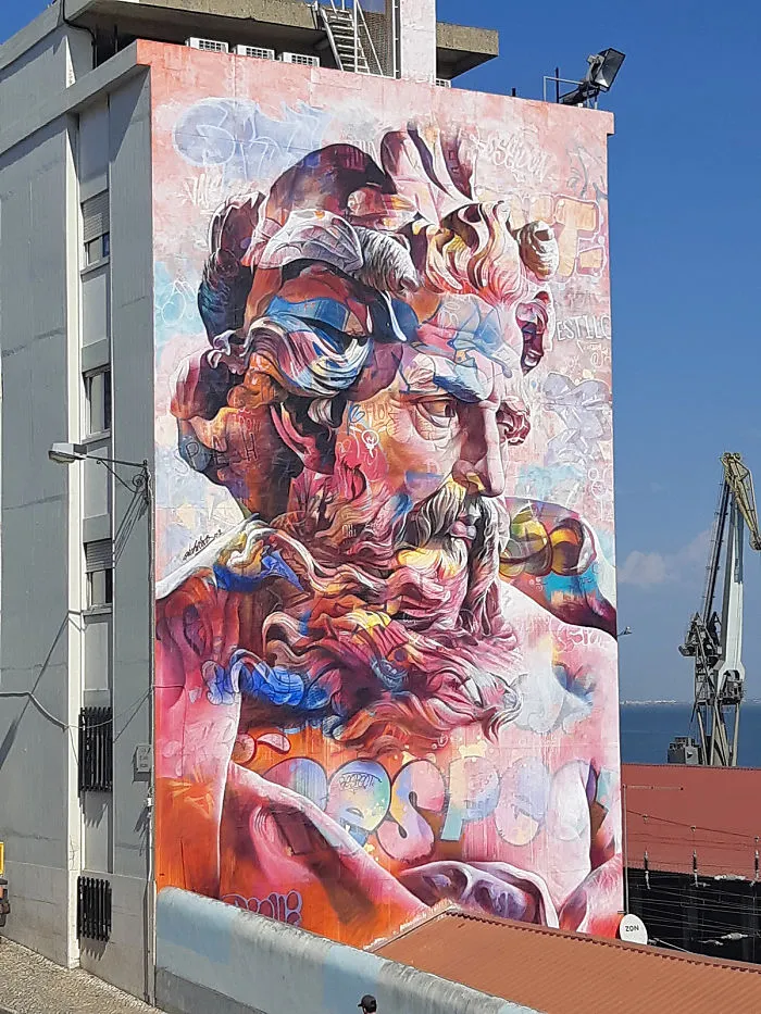 Lisbon's Government Allowed Street Artists To Paint Graffiti On The City Walls And I Captured The Glorious Change In Scenery
