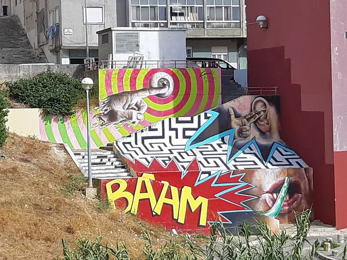 Lisbon's Government Allowed Street Artists To Paint Graffiti On The City Walls And I Captured The Glorious Change In Scenery