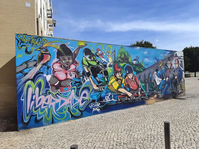 Lisbon's Government Allowed Street Artists To Paint Graffiti On The City Walls And I Captured The Glorious Change In Scenery