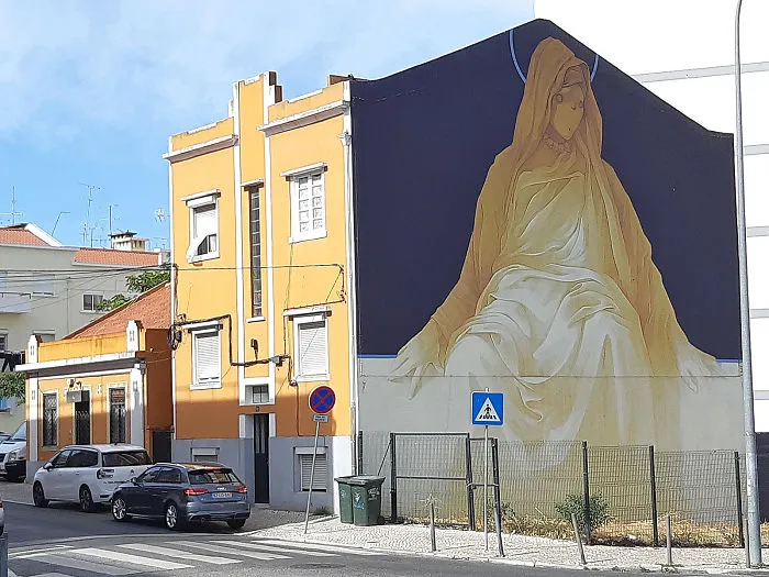 Lisbon's Government Allowed Street Artists To Paint Graffiti On The City Walls And I Captured The Glorious Change In Scenery