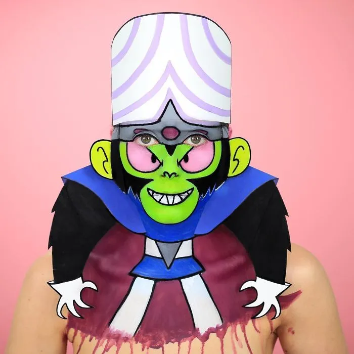 This Makeup Artist Can Transform Herself Into Any Cartoon Character, Proving That Your Body Can Be Your Best Work Of Art