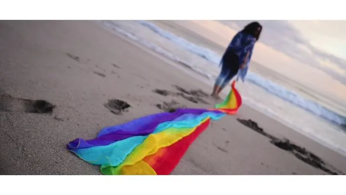 Trippy Rainbow Silk Bender Dance To Bassnectar