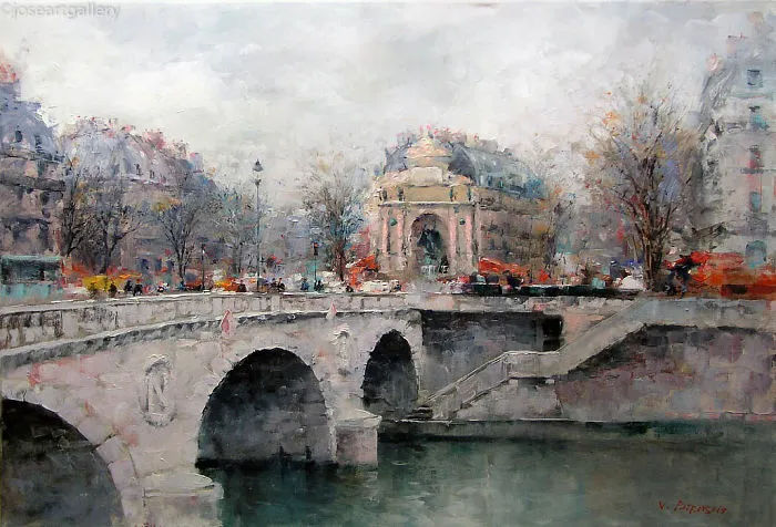 Paris. Pont Saint-Michel