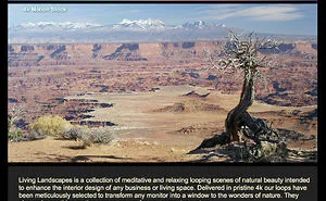 I Made A 4k App For Apple Tv Called:
living Landscapes 4k