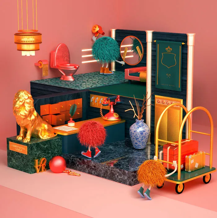 Stunning 3d Illustrations By Ryogo Toyoda