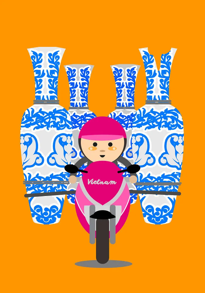 I Illustrate The Amazing Loads Of Motorbikes In Hanoi, Vietnam (Part 3)