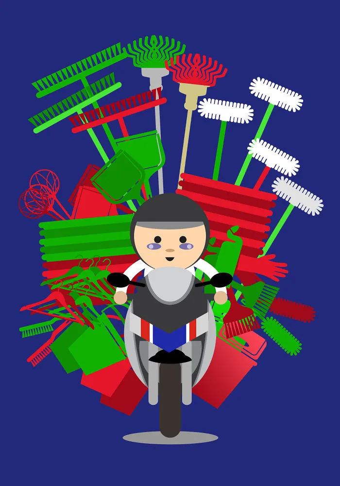 I Illustrate The Amazing Loads Of Motorbikes In Hanoi, Vietnam (Part 3)