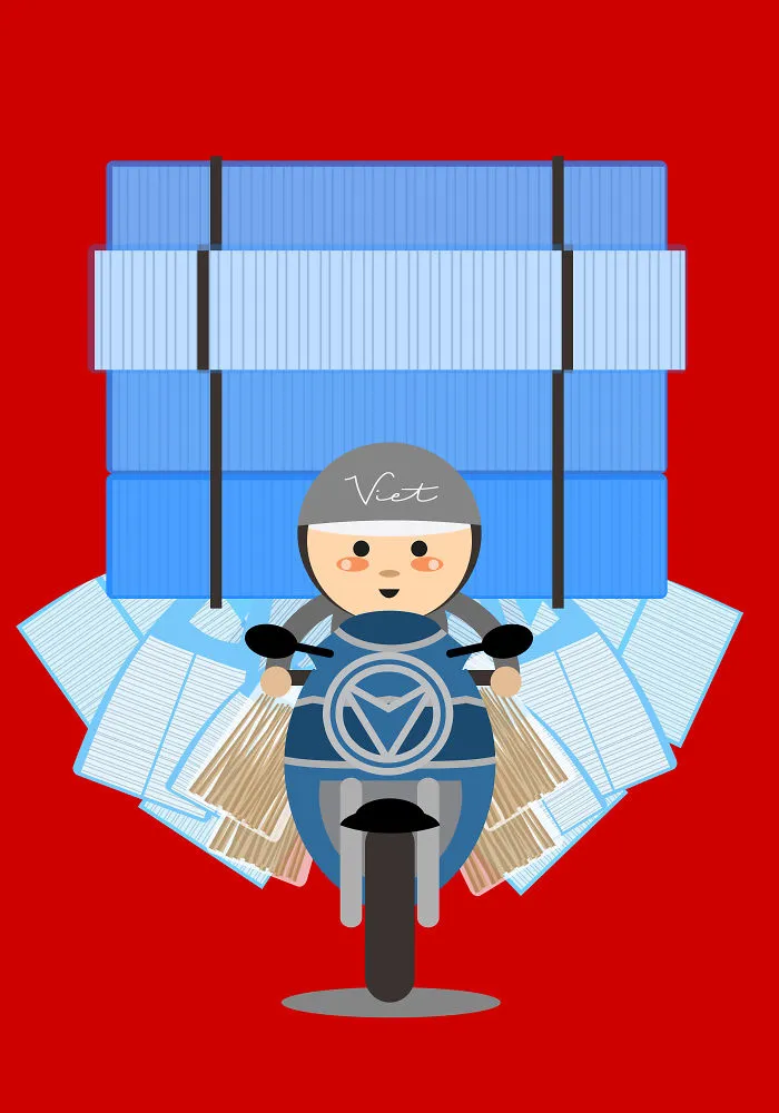 I Illustrate The Amazing Loads Of Motorbikes In Hanoi, Vietnam (Part 3)