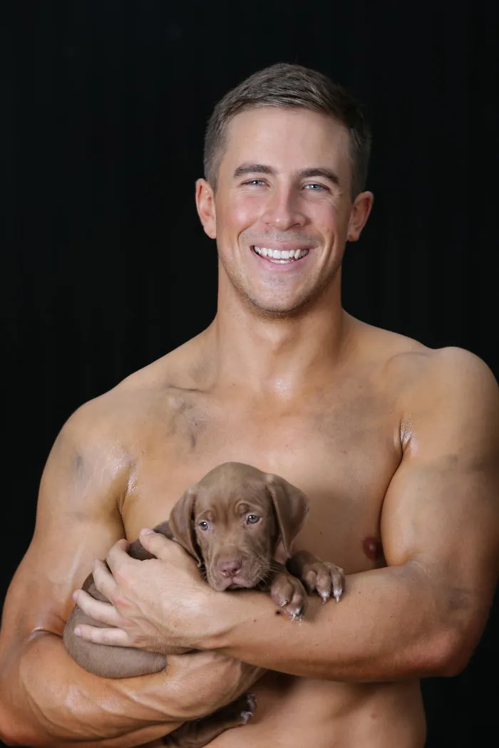 Australian Firefighters Pose With Animals For 2019 Charity Calendar, And The Photos Are So Hot It May Start Fires