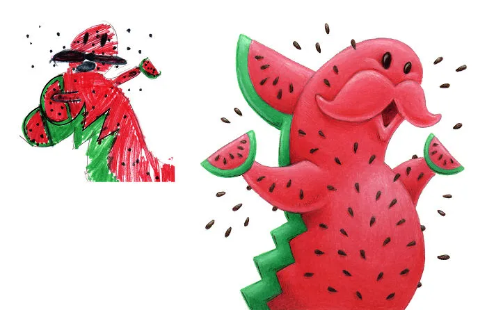 I Drew 50 Monsters Over The Last 2 Years Based On Kid Drawings, And Here're The Results (New Pics)