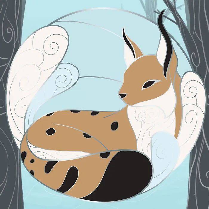I Designed A Jewelry Collection Of Forest Animals In Surreal Winter Landscapes