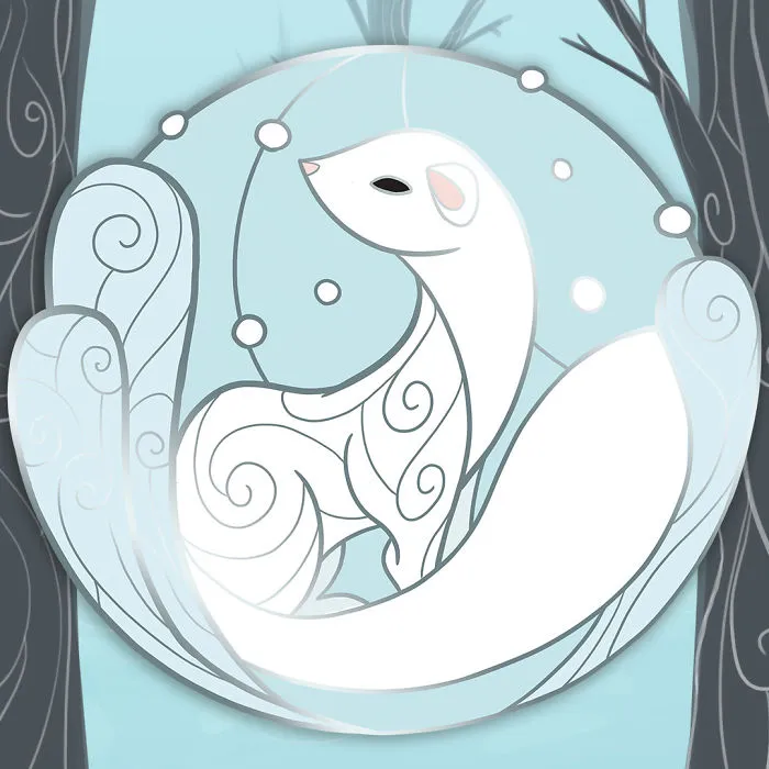 I Designed A Jewelry Collection Of Forest Animals In Surreal Winter Landscapes