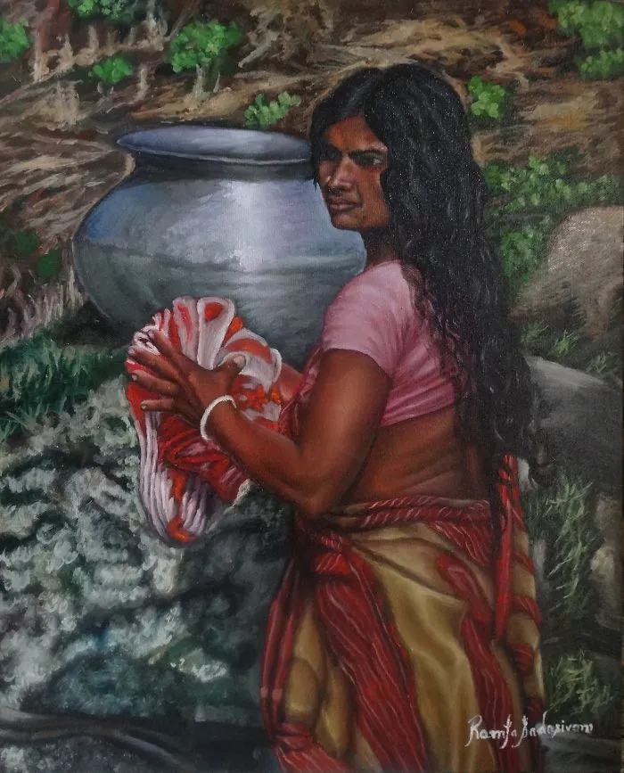 Woman With Anda