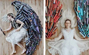 Book-Lover Turns Her Massive Library Into Art, And Her 140k Instagram Followers Approve