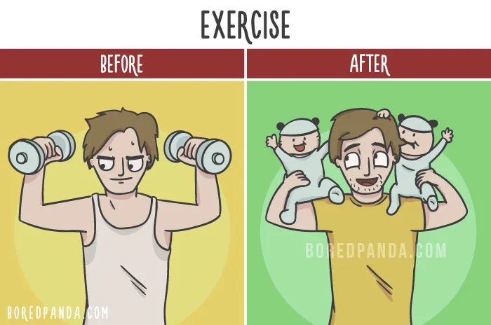 20 Brutally Honest Comics That Show How Your Life Changes After Having Kids
