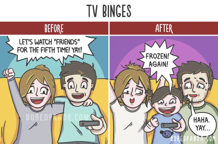 Before After Parenting
