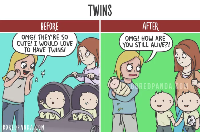 20 Brutally Honest Comics That Show How Your Life Changes After Having Kids