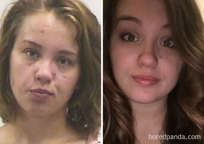 Here Is What 826 Days Sober Looks Like. Left Is Me June 11th 2014, On The Right Is Me Today. Recovery Is Possible