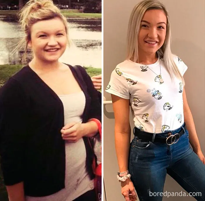 The Left Photo Is A Real Oldie... Before I Had Either Of My Children In Fact. Can’t Believe How Much I’ve Changed