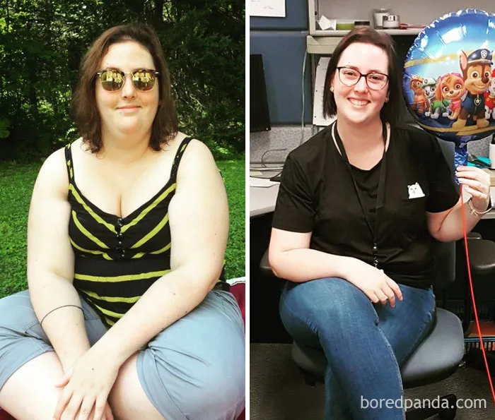 1 Year. 90 Pounds Gone