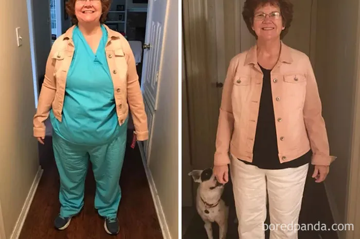 Same Jacket After 100 Pounds Lost. Thanks CICO And Walking