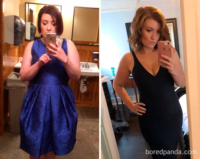 Two Weddings, One Year And 40 Lbs Apart, Still About 10 More Lbs To Go