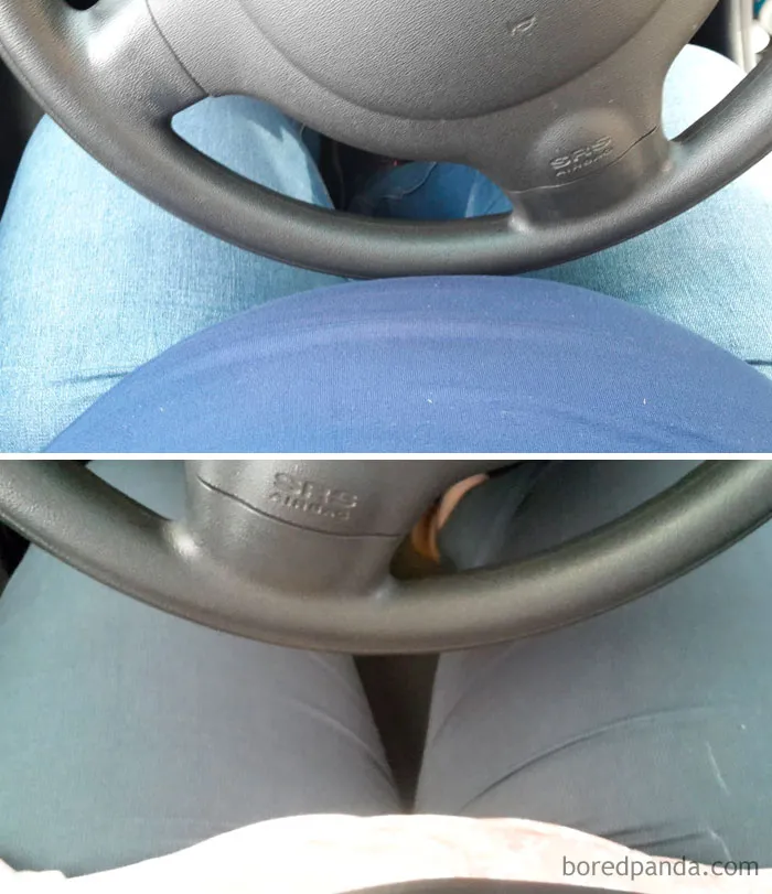 I Lost About 20 Kg (~44 Lbs). Now My Wheel Does Not Touch My Belly Any More. Feels Very Good