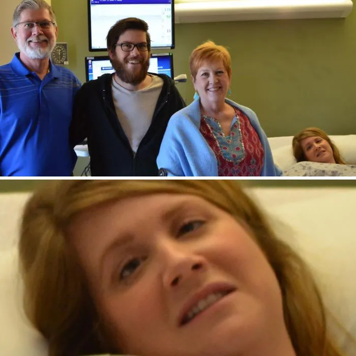 Mi marido y mis suegros querían una foto familiar mientras yo estaba de parto con contracciones