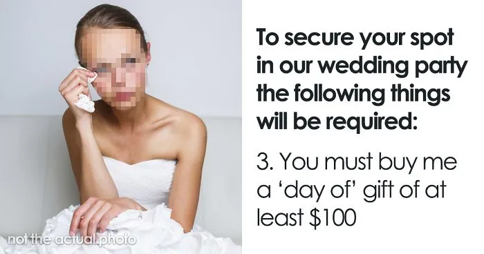 Sister Was So Horrified By This Bride's List Of Demands She Shared Them With The Internet