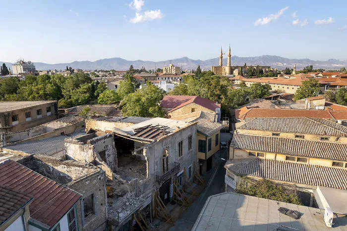 A Rare View Inside The Buffer Zone In Nicosia - Cyprus