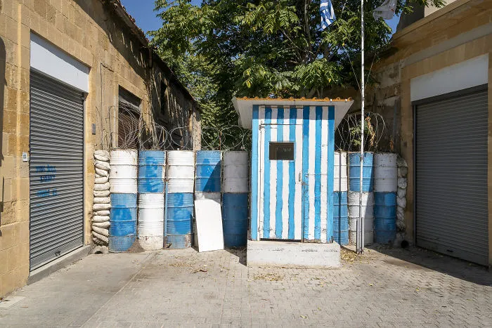 A Rare View Inside The Buffer Zone In Nicosia - Cyprus