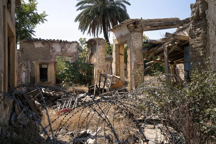 A Rare View Inside The Buffer Zone In Nicosia - Cyprus
