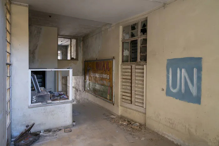 A Rare View Inside The Buffer Zone In Nicosia - Cyprus