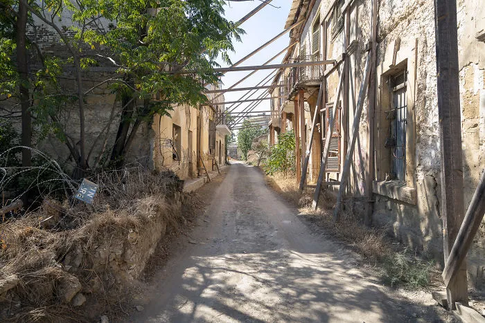 A Rare View Inside The Buffer Zone In Nicosia - Cyprus