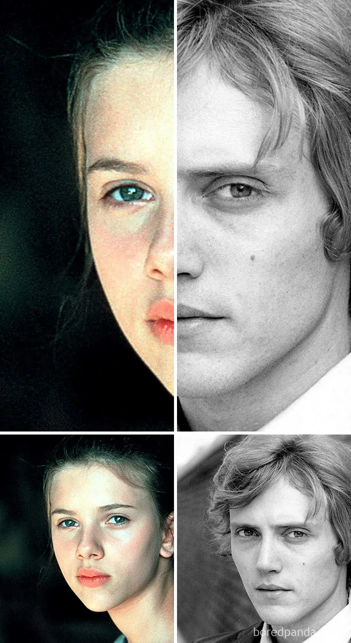 Scarlett Johansson And Christopher Walken