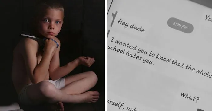 Kids Bullied My Son For Something He Can Never Change, So I Want Everyone To Know That Words Hurt