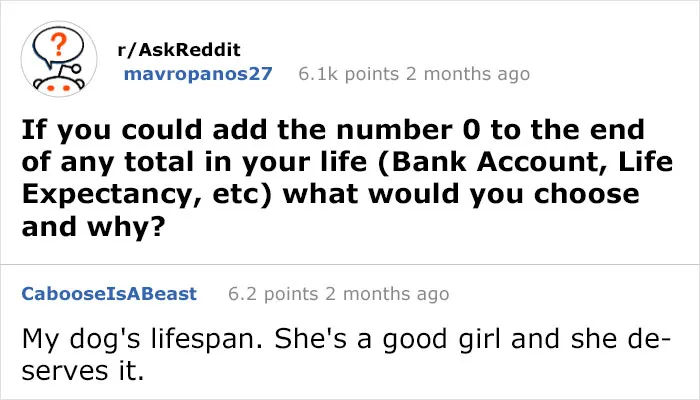 If You Could Add The Number 0 To The End Of Any Total In Your Life