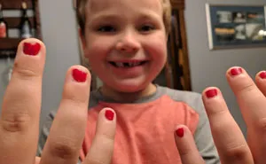 Boy Cries Uncontrollably After Getting Bullied For Wearing Nail Polish, And His Dad's Response Goes Viral