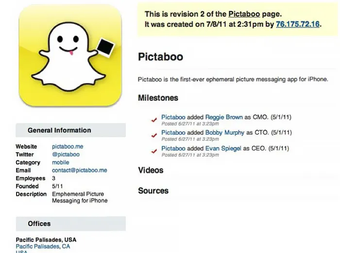 Pictaboo - Snapchat