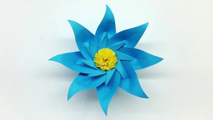 Make Paper Flowers Step By Step - How To Make Easy Paper Flower - Diy Paper Craft