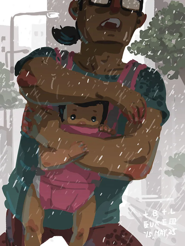 Single Dad Illustrates What It's Like To Raise A Child, And It'll Melt Your Heart (38 Pics)