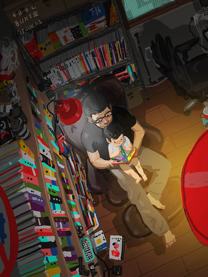 Single Dad Illustrates What It's Like To Raise A Child, And It'll Melt Your Heart (38 Pics)