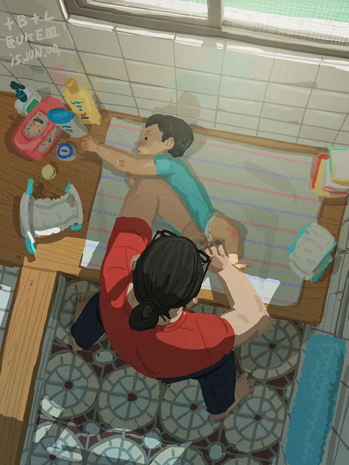 Single Dad Illustrates What It's Like To Raise A Child, And It'll Melt Your Heart (38 Pics)