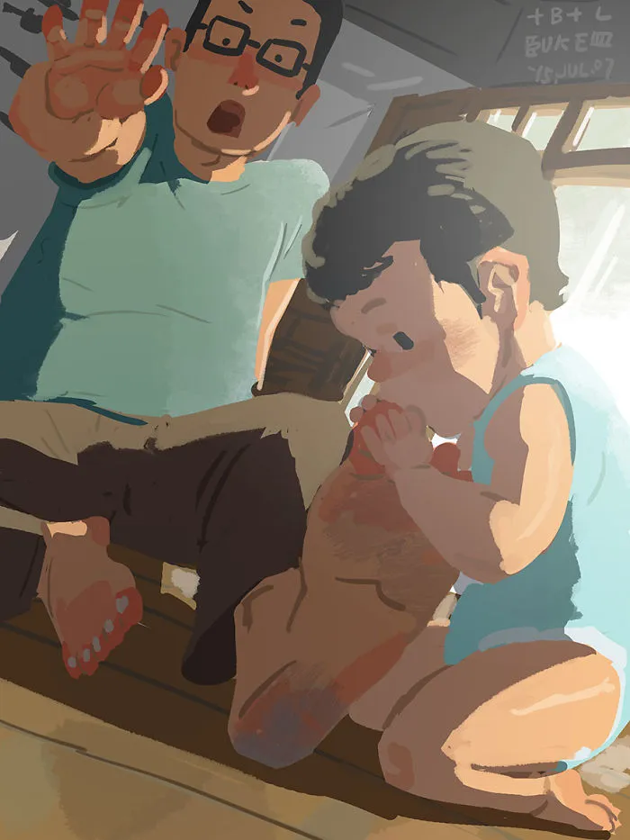 Single Dad Illustrates What It's Like To Raise A Child, And It'll Melt Your Heart (38 Pics)
