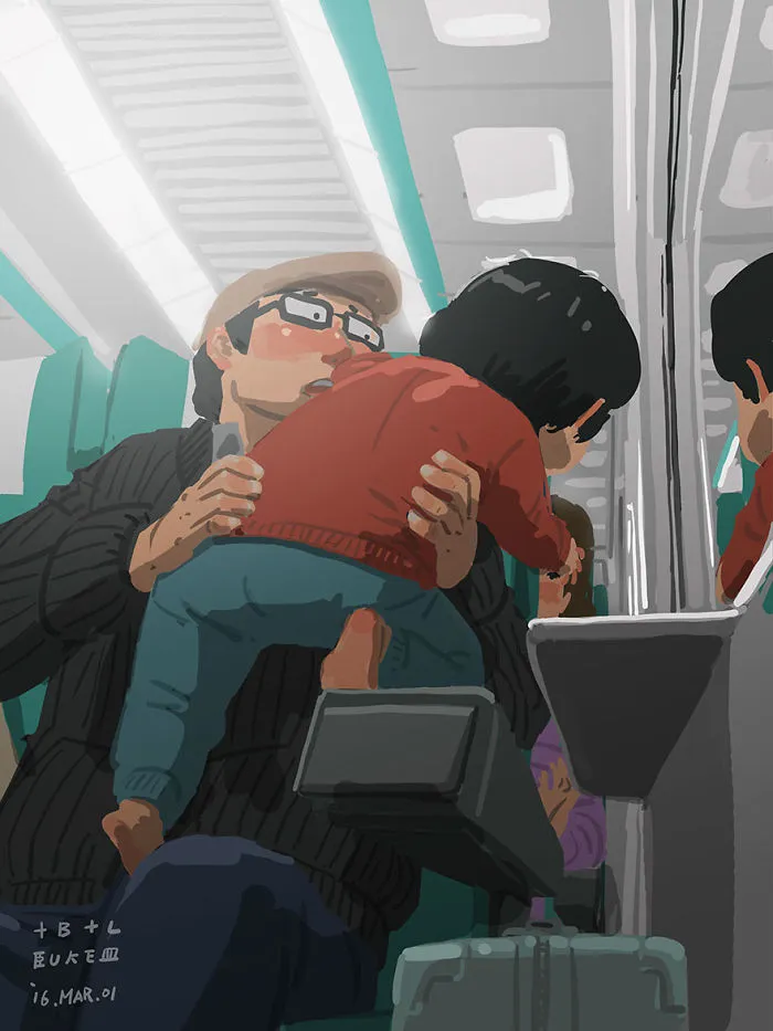 Single Dad Illustrates What It's Like To Raise A Child, And It'll Melt Your Heart (38 Pics)