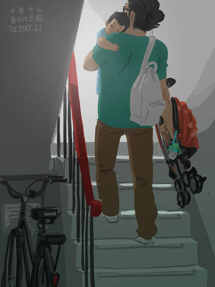 Single Dad Illustrates What It's Like To Raise A Child, And It'll Melt Your Heart (38 Pics)