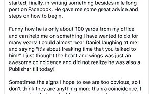 Father That Lost Son To Chd Honors Author/Publisher For Their Help