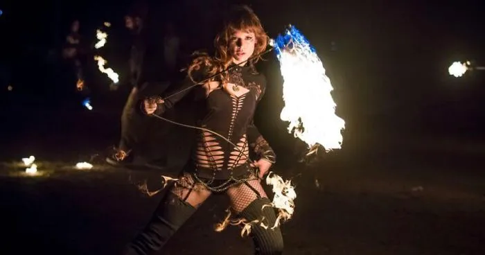 I Create Visual Art With Fire Dance