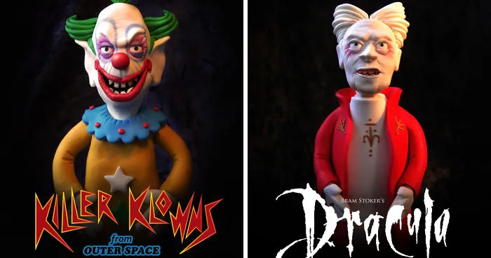 I Make Horror Movie Posters Out Of Polymer Clay