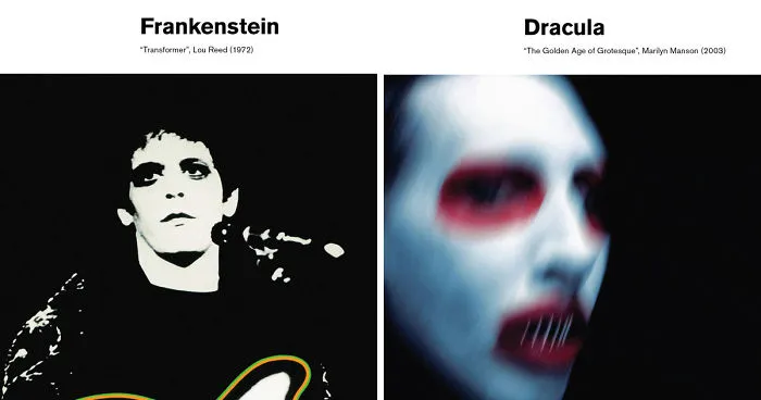 20 Halloween Classic Books Illustrated With Iconic Album Covers